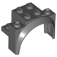 LEGO® los onderdeel Spatbord Donker Blauwachtig Grijs 18974