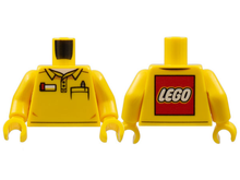 Plaatje in Gallery viewer laden, LEGO® los onderdeel Lijf met Motief Geel 973pb2032c01