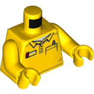 LEGO® los onderdeel Lijf met Motief Geel 973pb2032c01