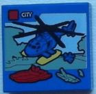 LEGO® los onderdeel Tegel met Motief Blauw 3068bpb0937
