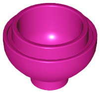 LEGO® los onderdeel Steen Rond in kleur Magenta 15395