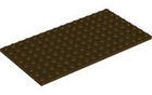 LEGO® los onderdeel Plaat Algemeen Donker Bruin 92438