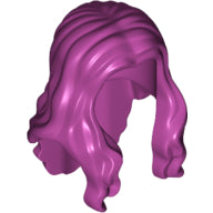 Plaatje in Gallery viewer laden, LEGO® los onderdeel Haar in kleur Magenta 95225