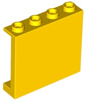 LEGO® los onderdeel Paneel in kleur Geel 60581