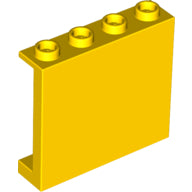 Plaatje in Gallery viewer laden, LEGO® los onderdeel Paneel in kleur Geel 60581