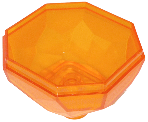 LEGO® los onderdeel Rots in kleur Doorzichtig Oranje 30294