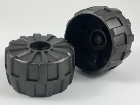 LEGO® los onderdeel Wiel in kleur Parel Donkergrijs 2515