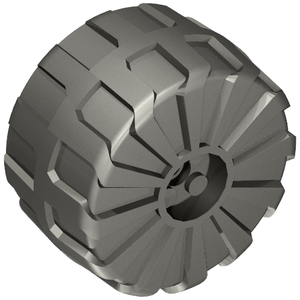 LEGO® los onderdeel Wiel in kleur Parel Donkergrijs 2515