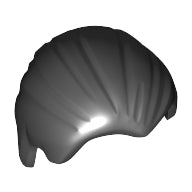 Plaatje in Gallery viewer laden, LEGO® los onderdeel Haar Donker Blauwachtig Grijs 92081