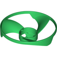 LEGO® los onderdeel Propellor in kleur Groen 18592