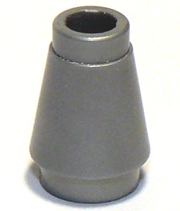 LEGO® los onderdeel Kegel in kleur Zilver 4589b
