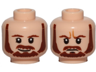 LEGO® los onderdeel Hoofd in kleur Lichte Noga 3626pb1451