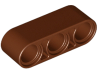 Plaatje in Gallery viewer laden, LEGO® onderdeel Technische Hefbalk Roodachtig Bruin 32523