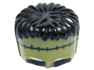 LEGO® los onderdeel Hoofddeksels Olijfgroen 93556pb04