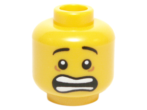 LEGO® los onderdeel Hoofd in kleur Geel 3626cpb1407