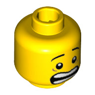 Plaatje in Gallery viewer laden, LEGO® los onderdeel Hoofd in kleur Geel 3626cpb1407