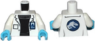 LEGO® los onderdeel Lijf met Motief Wit 973pb2074c01