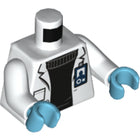 LEGO® los onderdeel Lijf met Motief Wit 973pb2074c01