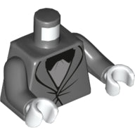 LEGO® Lijf met Motief Donker Blauwachtig Grijs 973pb2065c01