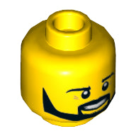 LEGO® los onderdeel Hoofd in kleur Geel 3626cpb1213