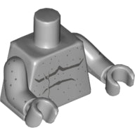 LEGO® Lijf met Motief Licht Blauwachtig Grijs 973pb2117c01
