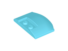 Plaatje in Gallery viewer laden, LEGO® los onderdeel Wig in kleur Medium Azuurblauw 93604