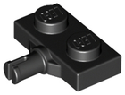 LEGO® los onderdeel Plaat Aangepast in kleur Zwart 21445