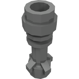 LEGO® los onderdeel Wapen in kleur Parel Donkergrijs 64567