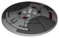 Plaatje in Gallery viewer laden, LEGO® Schaal met Motief Licht Blauwachtig Grijs 3961pb07