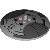 Plaatje in Gallery viewer laden, LEGO® Schaal met Motief Licht Blauwachtig Grijs 3961pb07