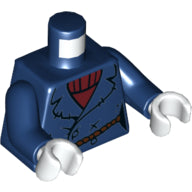 LEGO® los onderdeel Lijf met Motief Donkerblauw 973pb2073c01