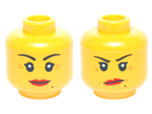 Plaatje in Gallery viewer laden, LEGO® los onderdeel Hoofd in kleur Geel 3626cpb1350