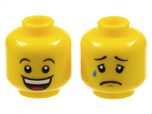 Plaatje in Gallery viewer laden, LEGO® los onderdeel Hoofd in kleur Geel 3626cpb1354