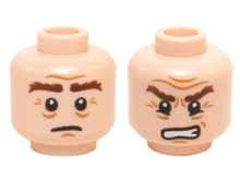 Plaatje in Gallery viewer laden, LEGO® los onderdeel Hoofd in kleur Lichte Noga 3626cpb1435