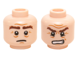LEGO® los onderdeel Hoofd in kleur Lichte Noga 3626cpb1435