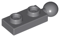 LEGO® Plaat Aangepast Donker Blauwachtig Grijs 22890