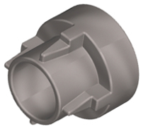 LEGO® los onderdeel Technisch in kleur Zilver 32187