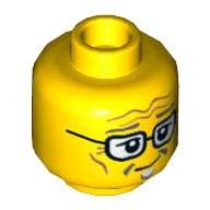LEGO® los onderdeel Hoofd in kleur Geel 3626cpb1399
