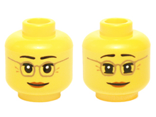 Plaatje in Gallery viewer laden, LEGO® los onderdeel Hoofd in kleur Geel 3626cpb1398