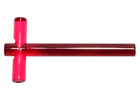 LEGO® los onderdeel Staaf in kleur Doorzichtig Rood 21699