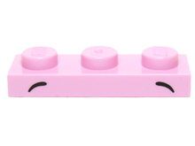 Plaatje in Gallery viewer laden, LEGO® los onderdeel Plaat met Motief Fel Roze 3623pb006