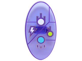 LEGO® los onderdeel Bescherming Doorzichtig Paars 92747pb08