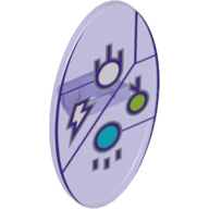 LEGO® los onderdeel Bescherming Doorzichtig Paars 92747pb08