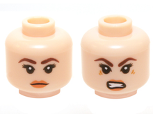 Plaatje in Gallery viewer laden, LEGO® los onderdeel Hoofd in kleur Lichte Noga 3626pb1441