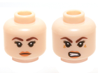 LEGO® los onderdeel Hoofd in kleur Lichte Noga 3626pb1441