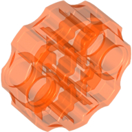 LEGO® Technische Verbinding Doorzichtig Neon Oranje 98585