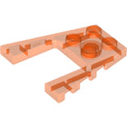 LEGO® los onderdeel Wig Plaat Doorzichtig Neon Oranje 43719