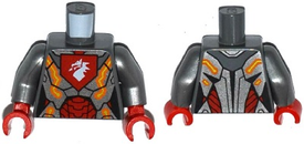 LEGO® Lijf met Motief Donker Blauwachtig Grijs 973pb2240c01
