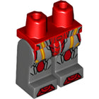 LEGO® los onderdeel Benen met Motief Rood 970c85pb14