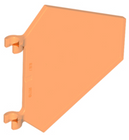 LEGO® los onderdeel Vlag Doorzichtig Neon Oranje x1435